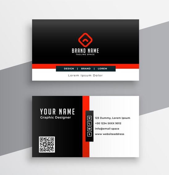 Double sided Business card