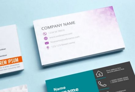 Single Sided Business Card