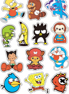 A4 Normal Matt Stickers Printing