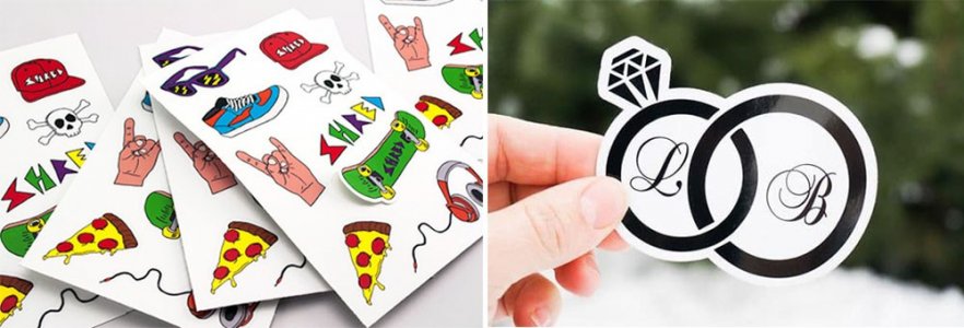 White Glossy Sticker Paper A4