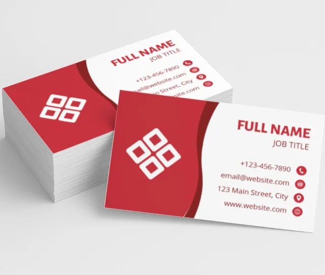Single sided Business card